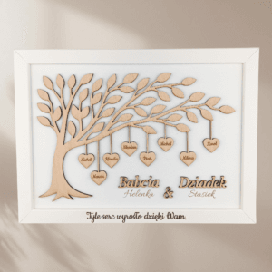 Obraz 3D Personalizowane Drzewno Więzi