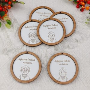 Zawieszka medal z okazji Dnia Babci i Dziadka